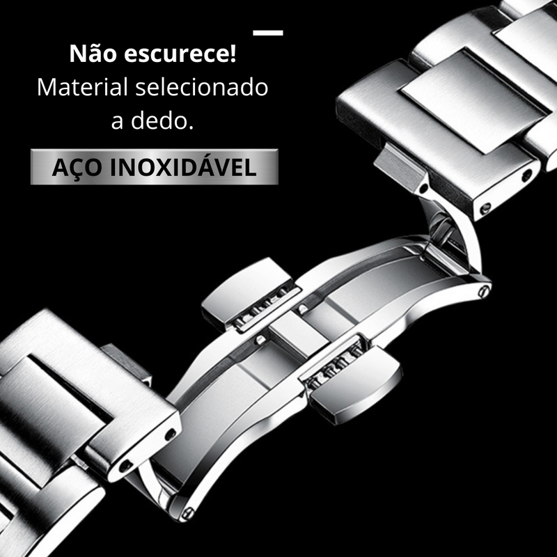 Relógio Masculino De Luxo Premium  (COMPRE 1 LEVE 2)