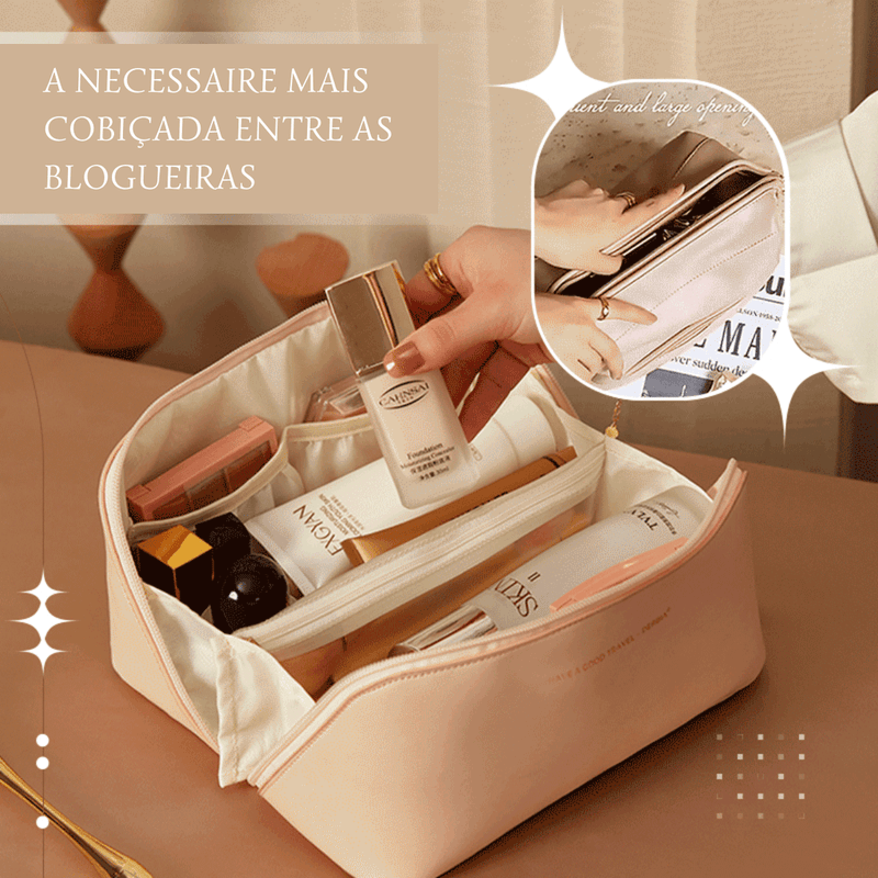 Necessaire Beauty - Luxuosa Compacta e Versátil