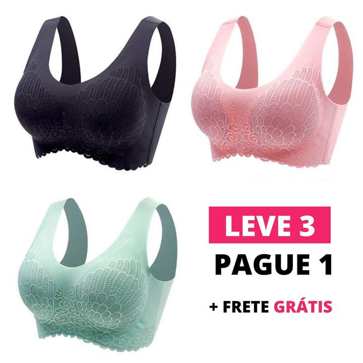 LEVE 3 PAGUE 1 - Sutiã Mega Confort 3D