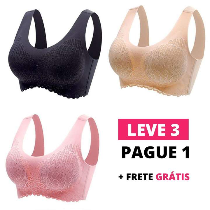 LEVE 3 PAGUE 1 - Sutiã Mega Confort 3D